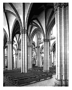 Bild: Langhaus des Xantener Doms